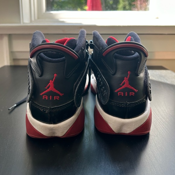 Jordan 6 Rings GS Black Varsity Red - Picture 2 of 5